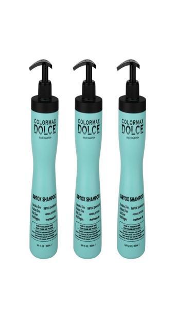 Colormax Dolce NEW Series B&Tox Kompleks ProVitamin B5 Vegan Şampuan 500 ML 3 Adet