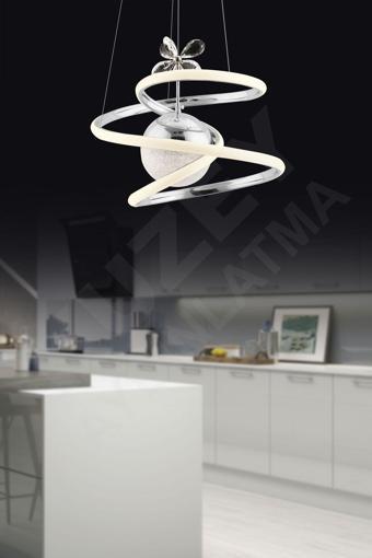 NEVA TOPLU KUMANDALI 3 RENK YANAN LED AVİZE