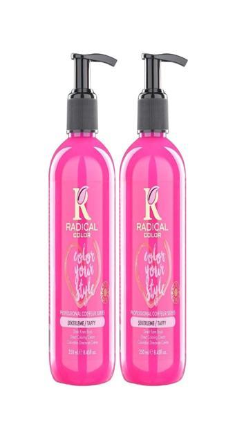 Radical Color NEW 25/Taffy Amonyaksız Su Bazlı Saç Boyası 250 ML 2 Adet Şekerleme