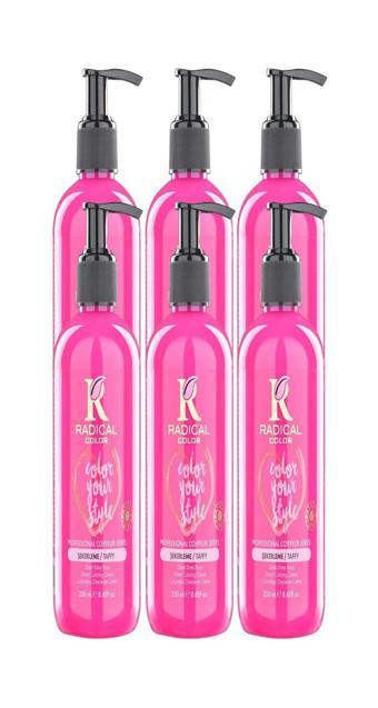 Radical Color NEW 25/Taffy Amonyaksız Su Bazlı Saç Boyası 250 ML 6 Adet Şekerleme