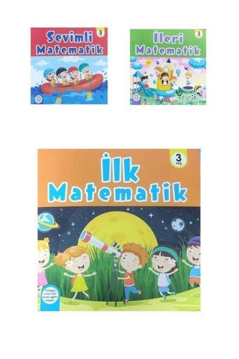 3-6 Yaş Çocuklar Için Sevimli Matematik-ileri Matematik-ilk Matematik-3 Kitap Set