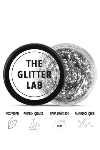 The Glitter Lab Jel Formlu Parlak Glitter - Silver Snow