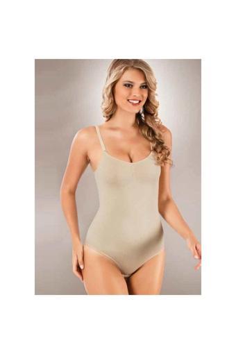 9016 Ince Askılı Çıtçıtlı Korseli Incelten Kadın Body