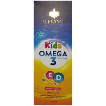 Alftamin Kids Portakallı Omega 3 Balık Yağı Şurup 150 Ml 