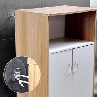 Büro Ev Bebek Güvenliği için 1ÇİFT Yapışkanlı Eşya Sabitleme Aparatı
