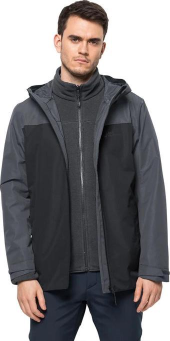 Jack Wolfskin Taubenberg 3IN1 Erkek Su Geçirmez Outdoor Mont 1115311-6350