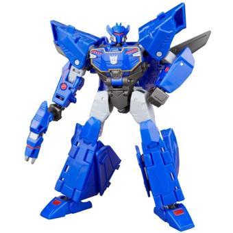 Transformers EarthSpark Soundwave Deluxe Figür – 2’si 1 Arada Jet Dönüşüm (18 Adım, 12.5cm)