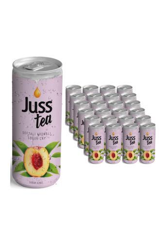 JUSSTEA Şeftali Aromalı Soğuk çay 250ML x24 Adet