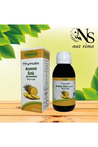 Nursima Ananas Özlü Bromelain Şurubu 125 Ml