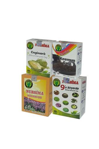 Nursima Kekikli Bitki Çayı Seti 4 Adet X 40 Lı