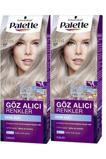 Palette Göz Alıcı Renkler 12-21 Gümüş Sarı X 2 Adet