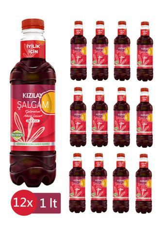 Kızılay Şalgam Suyu Acılı 1 Lt Pet X 12 Adet