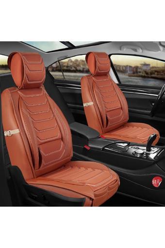 Fiat Linea VIA Uyumlu Lüx Deri Oto Koltuk Kılıfı Ön Arka Takım Set Antalya TARÇIN