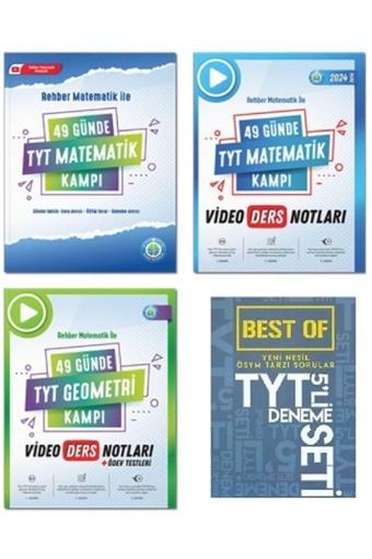 Rehber Matematik Yayınları 49 Günde Tyt Matematik Kampı - Matematik Video Ders Notları Ve 49 Günde Geometri Video Ders Notları - Rehber Matematik