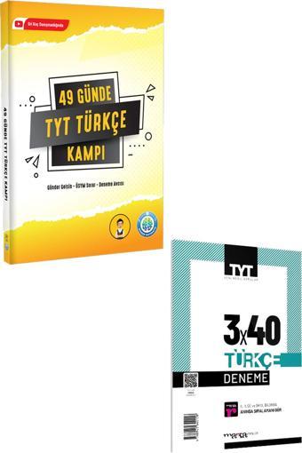 Rehber Matematik Yayınları 49 Günde Tyt Türkçe Kampı - Marka Tyt Türkçe 3X40 Deneme - Rehber Matematik