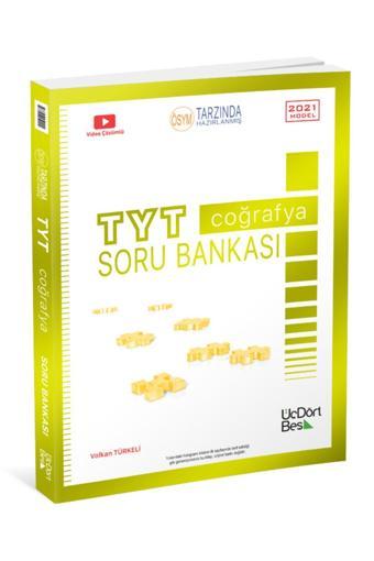 Üçdörtbeş Yayınları 345 - Tyt Coğrafya Soru Bankası -2021 Baskı - Üç Dört Beş Yayınları
