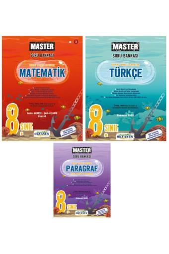 Okyanus Yayınları 8. Sınıf Master Matematik Ve Master Türkçe Ve Master Paragraf Soru Bankası - Okyanus Yayıncılık