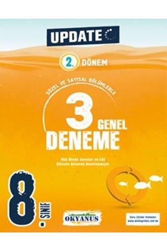 Okyanus Yayıncılık Okyanus Yayınları 8. Sınıf Update 2. Dönem 3 Genel Deneme - Okyanus Yayıncılık