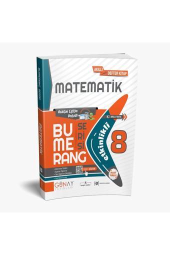 Günay Yayınları 8.Sınıf Bumerang Matematik Etkinlikli Kitap (2023-2024) - Günay Yayınları
