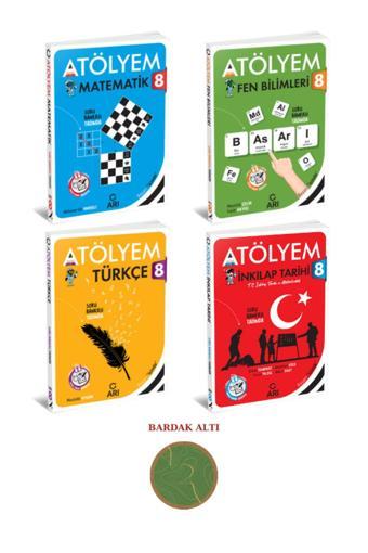 Arı Yayıncılık Lgs 8. Sınıf Matematik - Fen - Türkçe - İnkılap Atölyem Soru Bankası (2024 Baskı) - Arı