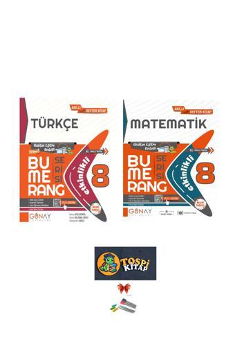 Günay Yayınları 8.Sınıf Bumerang Etkinlikli Türkçe-Matematik Soru - Günay Yayınları