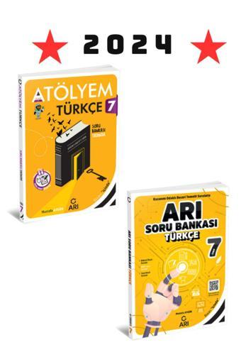 Arı 2024 7. Sınıf Türkçe Atölyem + Soru Bankası Seti - Arı