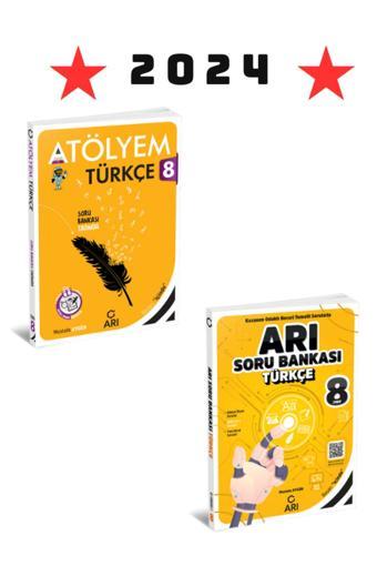 Arı 2024 Lgs 8. Sınıf Türkçe Atölyem + Soru Bankası Seti - Arı