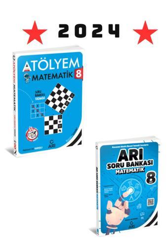 Arı 2024 Lgs 8. Sınıf Matematik Atölyem + Soru Bankası Seti - Arı