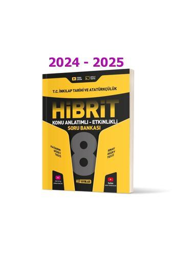 Hız Yayınları 8. Sınıf Hız 2024-2025 Lgs 8. Sınıf Hibrit T.C. İnkılap Tarihi Ve Atatürkçülük Soru Bankası - Hız Yayınları