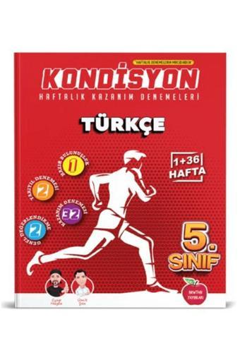 Newton Yayınları 5.Sınıf Kondisyon Haftalık Kazanım Deneme 37 Hafta Türkçe Yeni 2024-2025 - Newton Yayınları