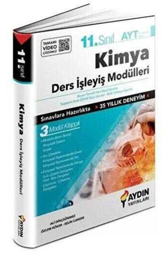 Aydın Yayınları 11. Sınıf Aydın Kimya Ders Işleyiş Modülleri - Aydın Yayınları
