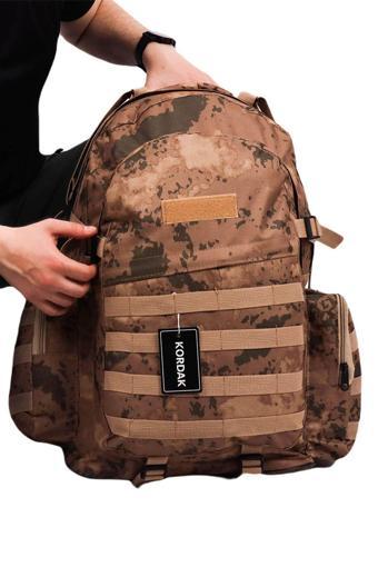 Kordak 75 Lt Outdoor Sırt Çantası - Yan Cepli Peç Alanlı Geniş Kamp Çantası