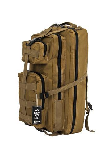Asker Kolisi 65 L Hardal Taktik Outdoor Sırt Çantası - Askeri Kamp Dağcı Çantası