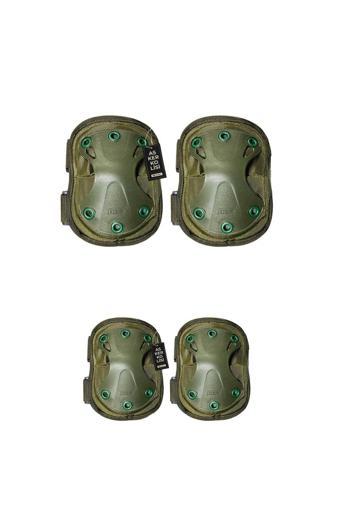 Asker Kolisi Haki Koruyucu Dizlik Ve Dirseklik Seti - Askeri Airsoft Motosiklet Bisiklet