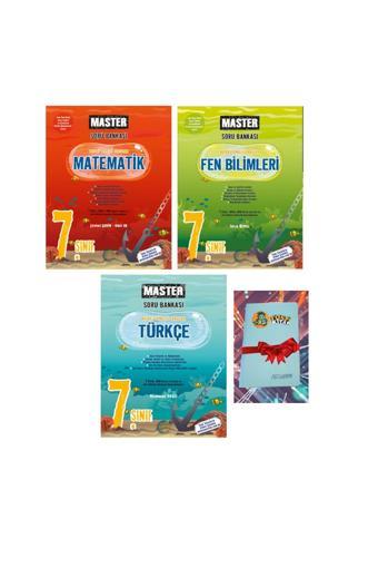Okyanus Yayınları 7. Sınıf Master Matematik + Fen Bilimleri + Türkçe Soru Bankası( Not Defteri Hediye) 1- - Okyanus Yayıncılık