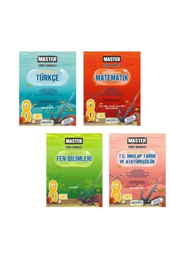 Okyanus Yayınları Okyanus Master 8. Sınıf Türkçe Matematik Fen Bilimleri Ve Inkilap Soru Bankası Seti - Okyanus Yayıncılık