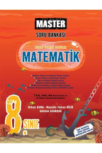 Okyanus Yayınları 8.Sınıf Master Matematik Soru Bankası 2024/25 Dönemi - Okyanus Yayıncılık