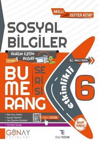 6. Sınıf Bumerang Etkinlikli Sosyal Bilgiler - Emre Tezcan - Günay Yayıncılık