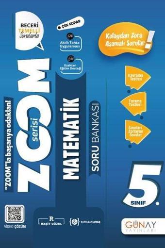5. Sınıf Zoom Serisi Matematik Soru Bankası - Günay Yayıncılık