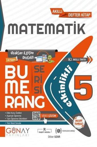 5. Sınıf Bumerang Etkinlikli Matematik - Ramazan Akkuş - Günay Yayıncılık