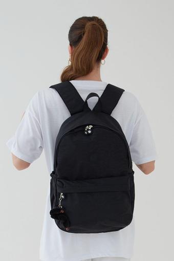 Bakacstore Lüx Krinkıl Kumaş Lise Ortaokul Sırt Çantası, Krinkıl Okul Çantası, Anahtarlık Hediyeli Bergamo