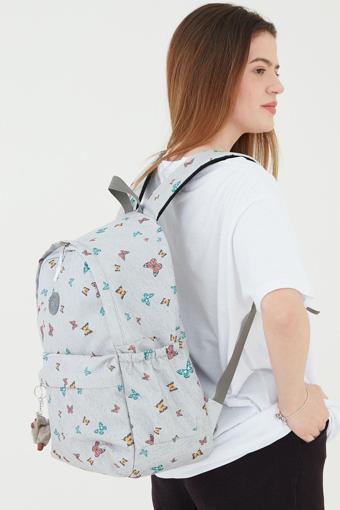 Rosso Collina Su Geçirmez Kumaş Unisex Siyah Okul Sırt Çantası