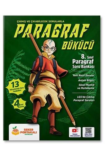 Paragraf Bükücü 8. Sınıf Paragraf Soru Bankası - Şeker Portakalı Yayınları - Şeker Portakalı Yayınları