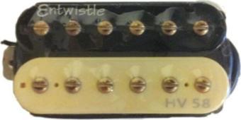 ARTEC Hv58-zb-b Humbucker Manyetik Magnetıc 7,6k Brıdge,alnıco