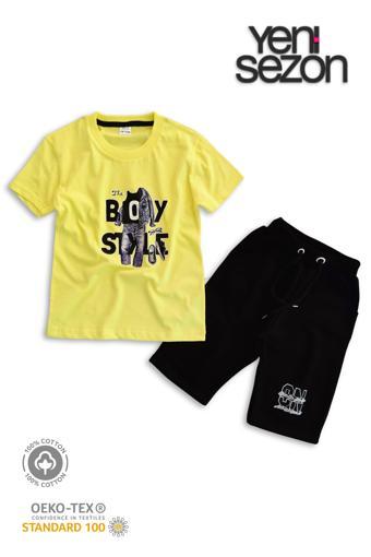 Triliya Pamuklu Unisex Çocuk Kapri Takımı (Cepli & Kordonlu, 3-12 Yaş)