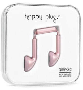 Happy Plugs Kulak içi Kulaklık Pink Gold 7835