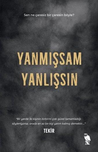 Yanmışsam Yanlışsın - Tekir  - Nemesis Kitap Yayınevi