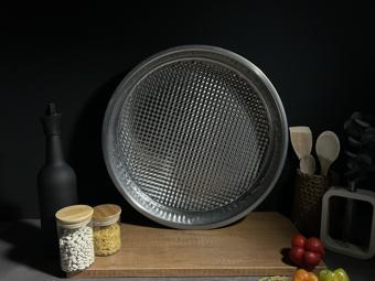 Paslanmaz Çelik Çiğköfte Tepsisi 44cm