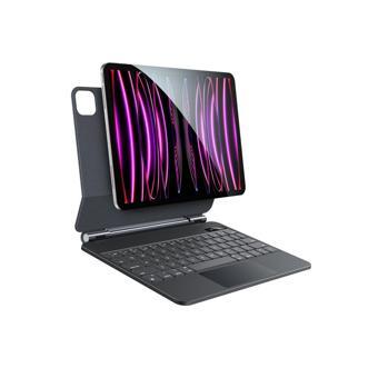 iPad Pro 13 inç M4 (2024) Aydınlatmalı Touchpadli Manyetikli Bluetoothlu Magic Türkçe Q Klavyeli Kılıf A2925 A2926