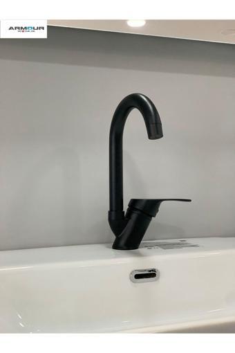 Armour Armatür Siyah Lavabo Bataryası